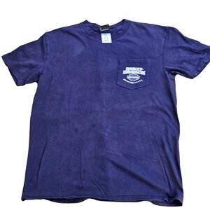 Harley Davidson Windsor, Ontario Canada Blue T-Shirt Chest 42"‎ L